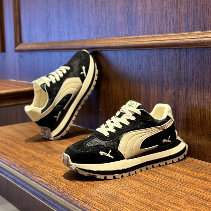 Mens Sports Shoes, Summer Casual Shoes, Thick Soled Comfortable Men's Shoes, Non-slip Outdoor Fashion Casual Board Shoe