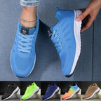 Womens Breathable Knit Walking Sneakers – Lightweight Casual Everyday Shoes