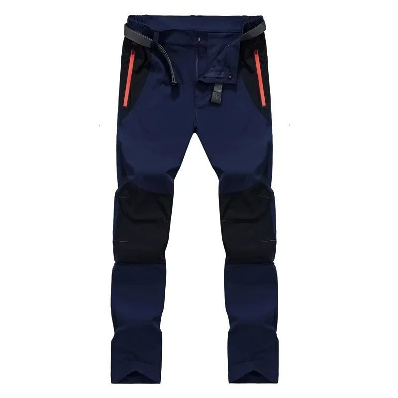 Men water resistant tactical cargo pants quick dry hiking trousers