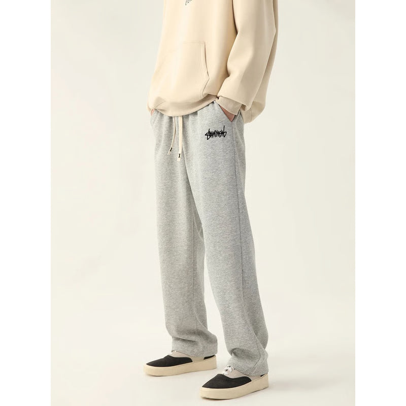 Men Jogging Pants Baggy Outdoor Sweatpants, Neutral, Breathable, Fashion Design Joggers
