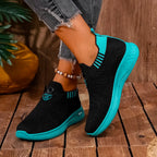 Fashion Slip-on Ladies Shoes, Women's Vulcanize Shoes, Breathable Light Comfortable Casual Shoes, New Color Matching Hot
