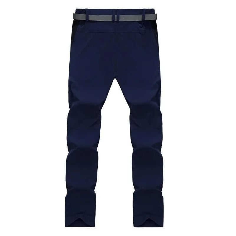 Men water resistant tactical cargo pants quick dry hiking trousers