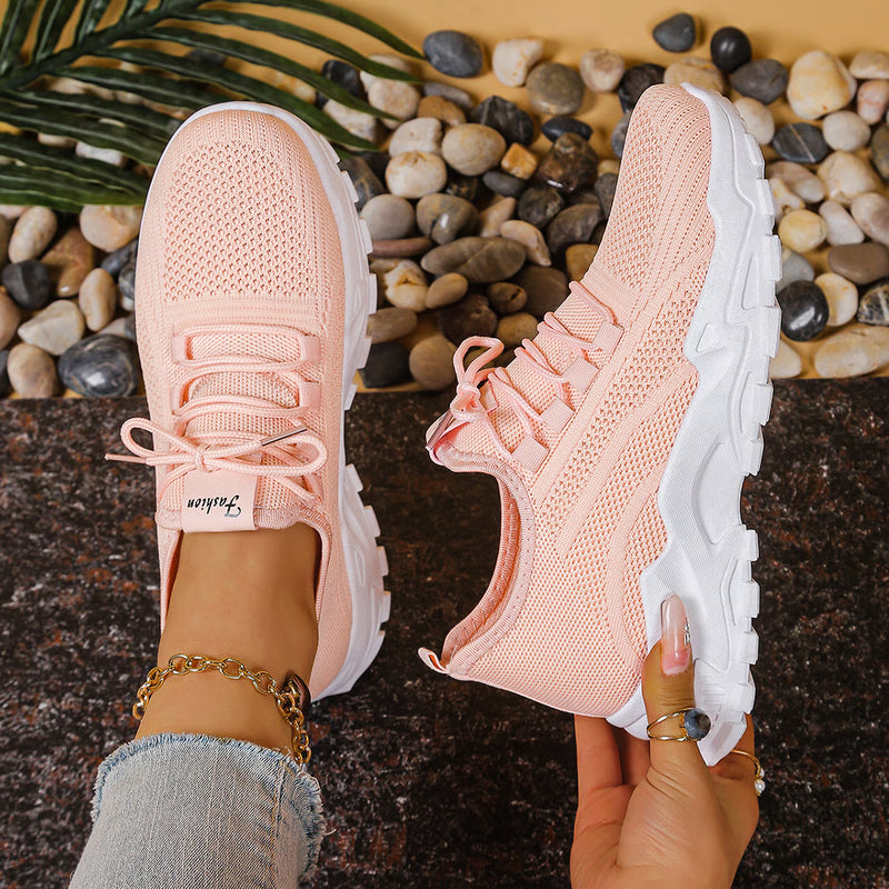 Women's Versatile Sports Shoes Breathable Single Mesh Dad Shoes Casual Women's Shoes for Comfort and Style