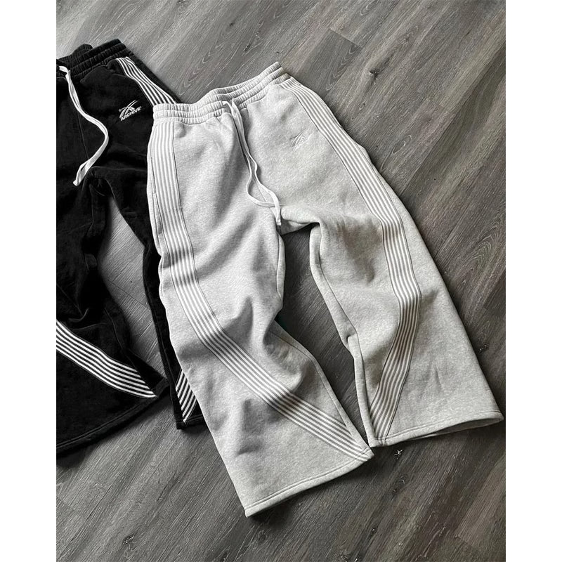 Y2K Embroidered Tactical Joggers – Camo Functional Casual Sweatpants for Men & Women