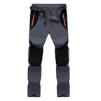 Men water resistant tactical cargo pants quick dry hiking trousers