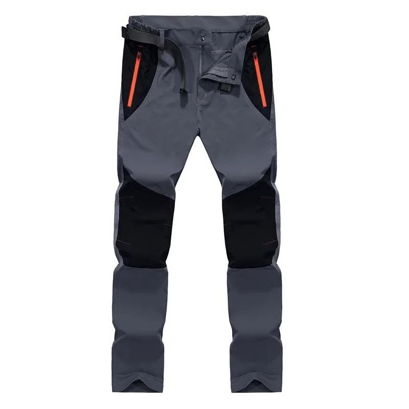 Men water resistant tactical cargo pants quick dry hiking trousers
