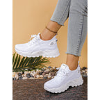 Women's Versatile Sports Shoes Breathable Single Mesh Dad Shoes Casual Women's Shoes for Comfort and Style
