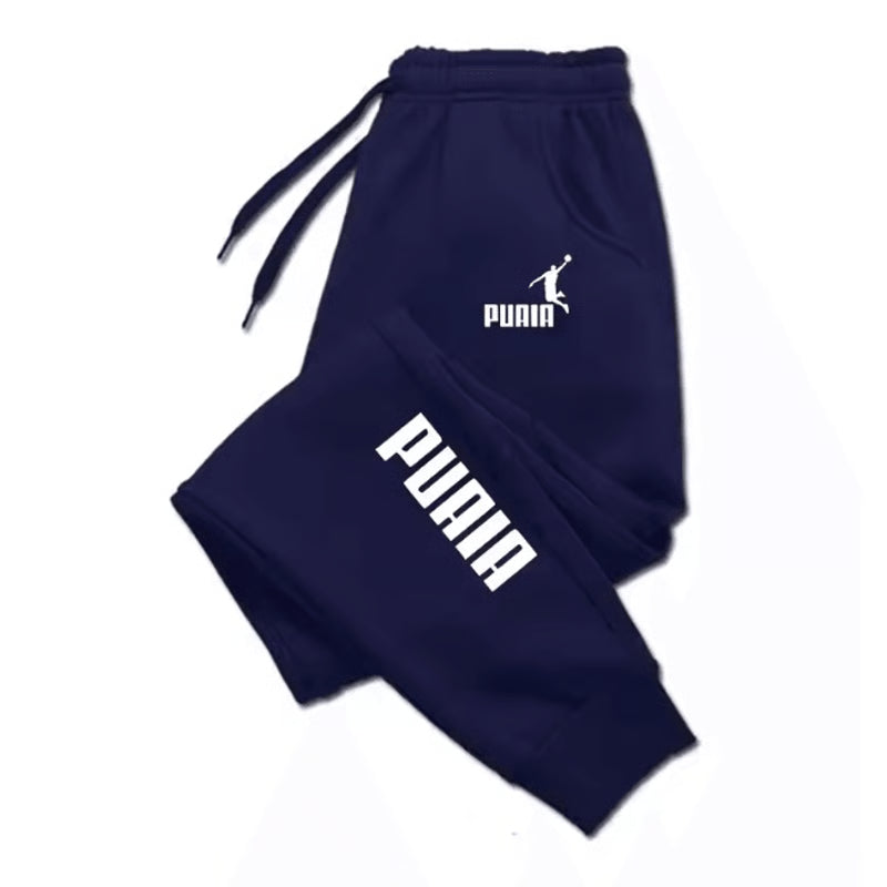 PUAIA StreetFlex Mens Jogger Pants Loose Fit Autumn Winter Sports Trousers