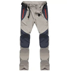 Men water resistant tactical cargo pants quick dry hiking trousers
