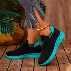 Fashion Slip-on Ladies Shoes, Women's Vulcanize Shoes, Breathable Light Comfortable Casual Shoes, New Color Matching Hot