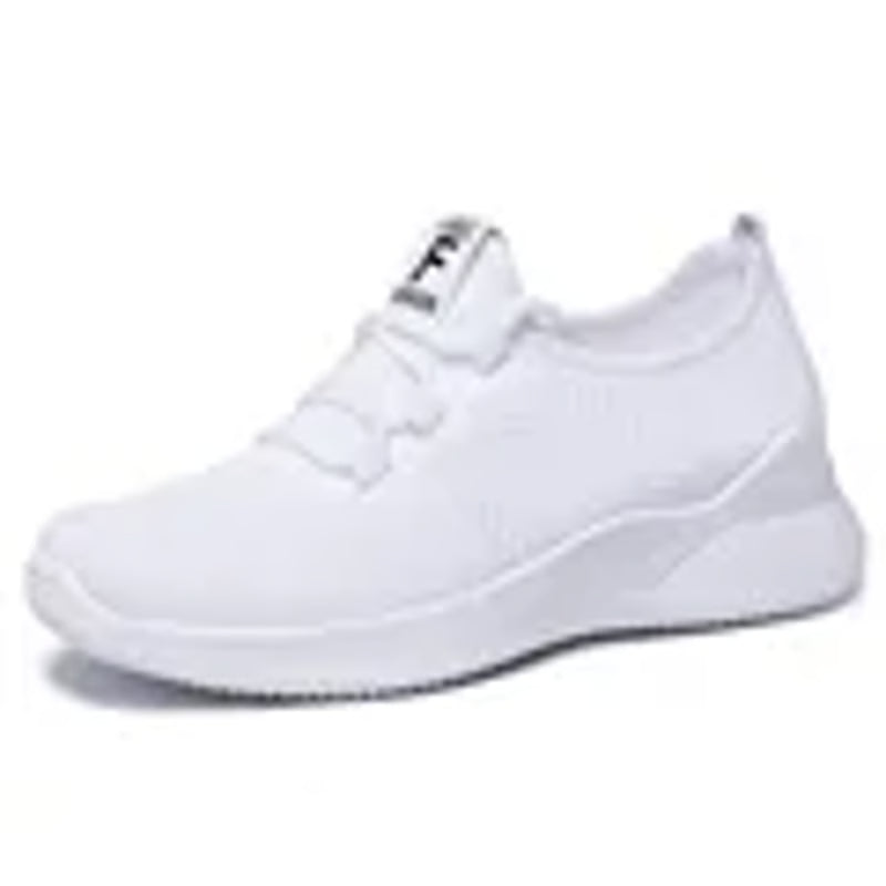 Women Casual Shoes Fashion, Breathable Walking Mesh Flat Shoes Sneakers, Gym Vulcanized Shoes, Purple Female Footwear