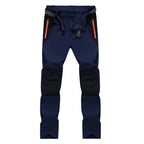 Men water resistant tactical cargo pants quick dry hiking trousers