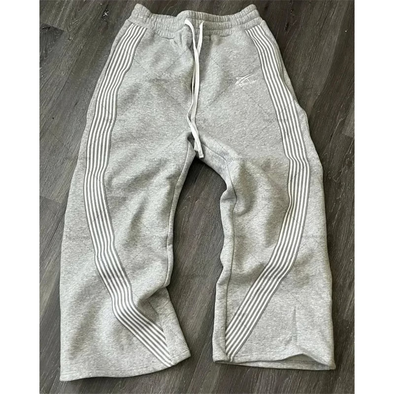 Y2K Embroidered Tactical Joggers – Camo Functional Casual Sweatpants for Men & Women