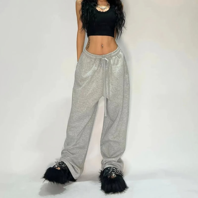 Y2K Embroidered Tactical Joggers – Camo Functional Casual Sweatpants for Men & Women