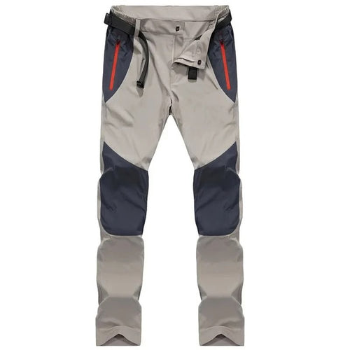 Men water resistant tactical cargo pants quick dry hiking trousers